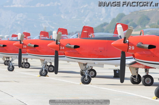2008-09-27 Base Aerienne Sion 0726 Pilatus PC-7 Team